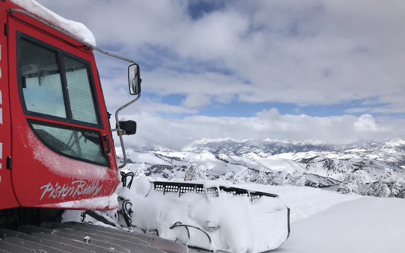 Sun Valley's snow guns boost base in lean winter, Recreation