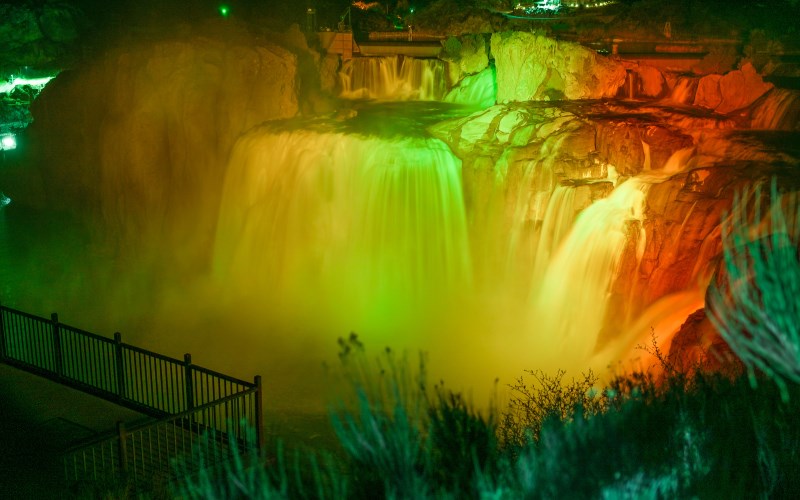 Shoshone Falls After Dark Returns for Fourth Year