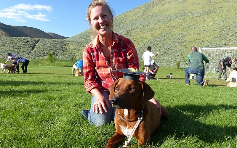 In the dog training course, your dog will be given a doctor’s hat on his head