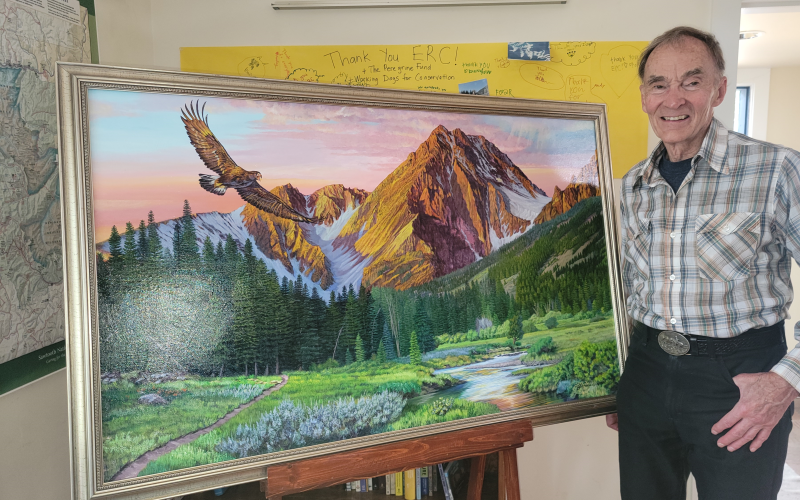 Ralph Harris Commemorates SNRA with Colorful Paintings